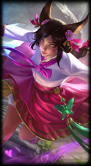 Dynasty Ahri loading screen from the Classic client