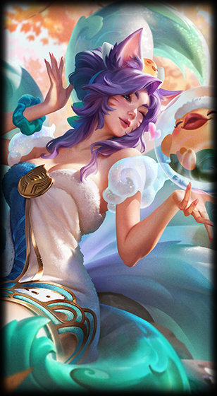 Spirit Blossom Springs Ahri loading screen from the Classic client