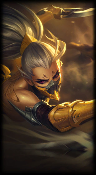 Stinger Akali loading screen from the Classic client