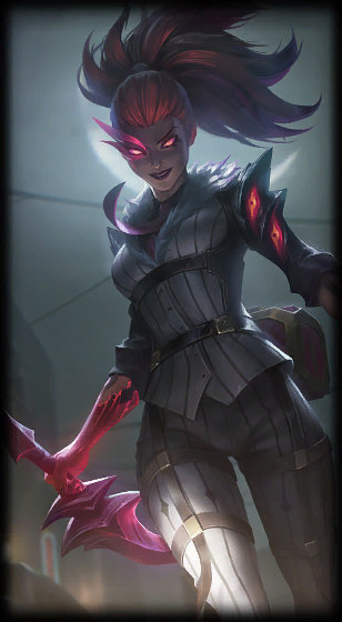Crime City Nightmare Akali loading screen from the Classic client