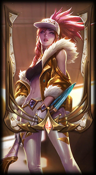 Prestige K/DA Akali (2022) loading screen from the Classic client