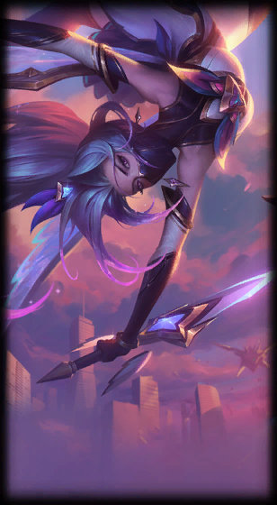 Star Guardian Akali loading screen from the Classic client