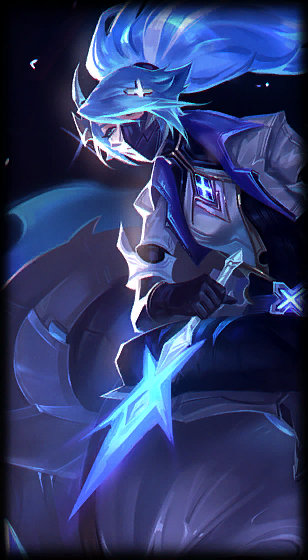 DRX Akali loading screen from the Classic client