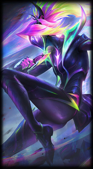Empyrean Akali loading screen from the Classic client