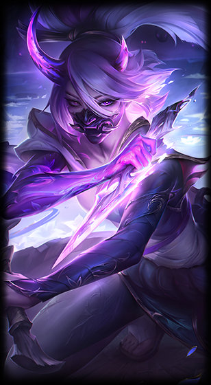 Spirit Blossom Akali loading screen from the Classic client