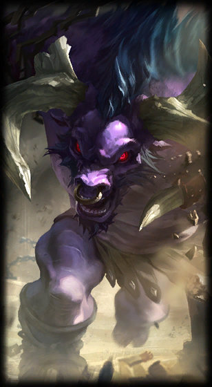 Alistar loading screen from the Classic client