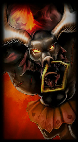 Black Alistar loading screen from the Classic client