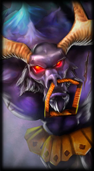 Classic Alistar loading screen from the Classic client
