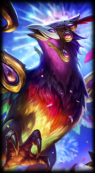 Festival Queen Anivia loading screen from the Classic client