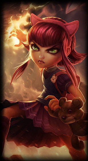 Annie loading screen from the Classic client