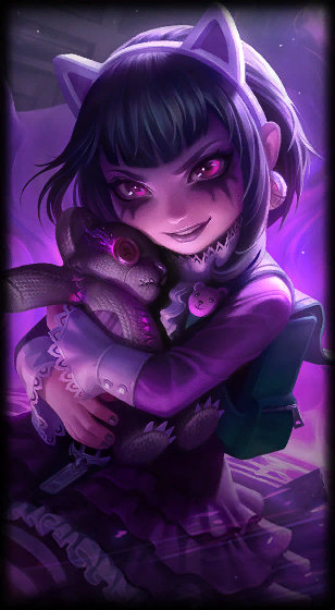 Goth Annie loading screen from the Classic client
