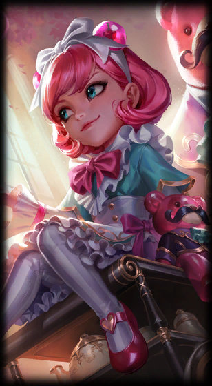 Cafe Cuties Annie loading screen from the Classic client