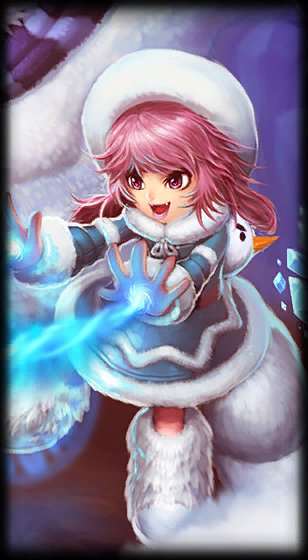 Frostfire Annie loading screen from the Classic client