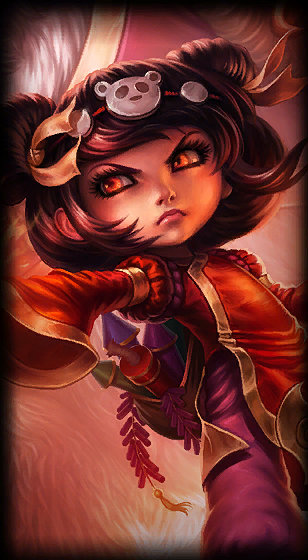 Panda Annie loading screen from the Classic client
