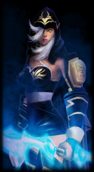 Ashe loading screen from the Classic client