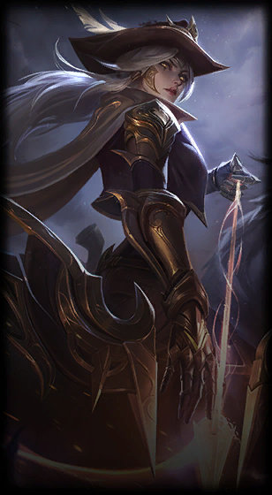 High Noon Ashe loading screen from the Classic client
