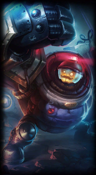Riot Blitzcrank loading screen from the Classic client