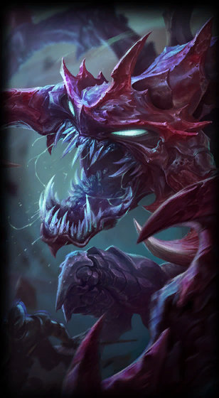 Cho'Gath loading screen from the Classic client