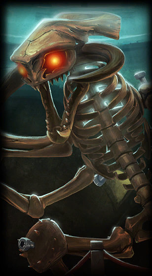 Jurassic Cho'Gath loading screen from the Classic client