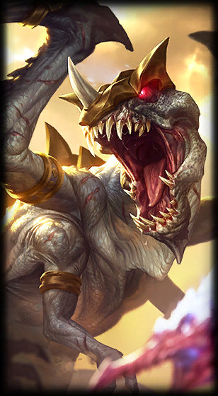 Prehistoric Cho'Gath loading screen from the Classic client