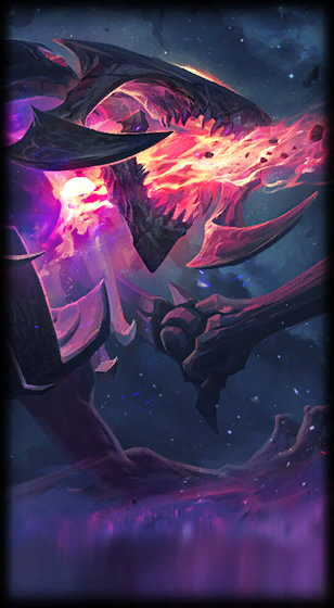 Dark Star Cho'Gath loading screen from the Classic client