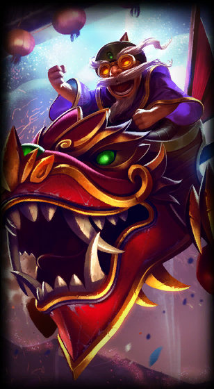 Dragonwing Corki loading screen from the Classic client