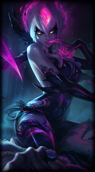 Evelynn loading screen from the Classic client