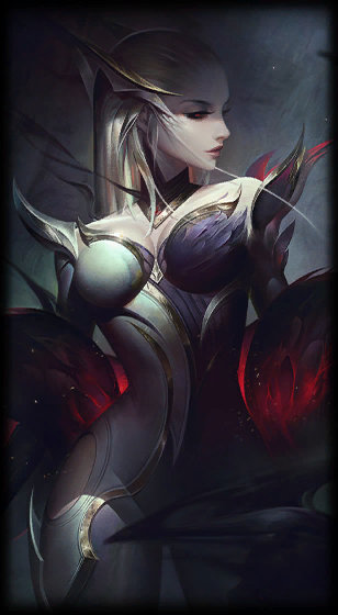 Coven Evelynn loading screen from the Classic client