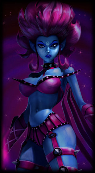 Classic Evelynn loading screen from the Classic client