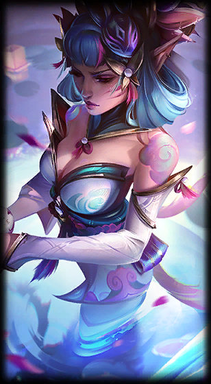 Spirit Blossom Evelynn loading screen from the Classic client