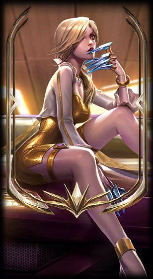 Prestige K/DA Evelynn loading screen from the Classic client