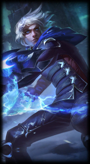Frosted Ezreal loading screen from the Classic client