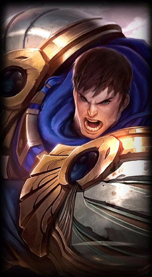 Garen loading screen from the Classic client