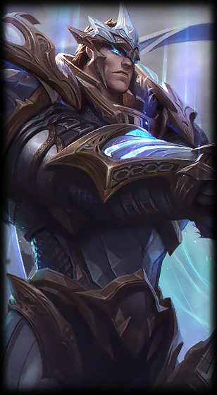 God-King Garen loading screen from the Classic client