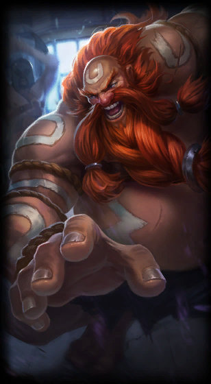 Gragas loading screen from the Classic client