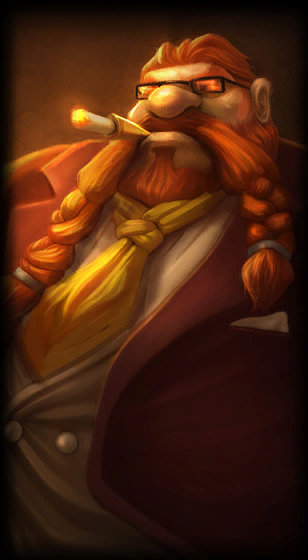 Gragas, Esq. loading screen from the Classic client