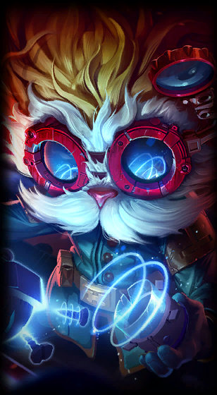 Heimerdinger loading screen from the Classic client