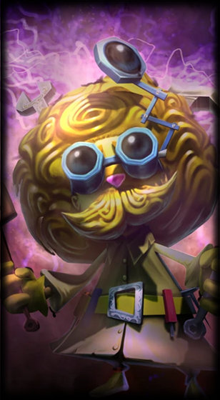 Classic Heimerdinger loading screen from the Classic client