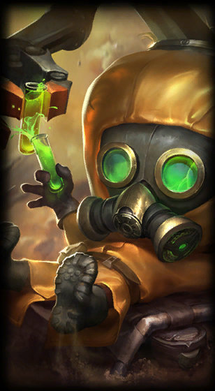 Hazmat Heimerdinger loading screen from the Classic client