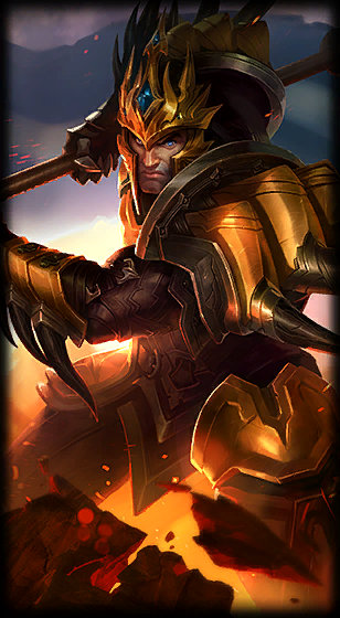 Jarvan IV loading screen from the Classic client