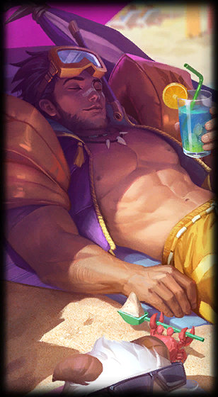 Pool Party Jarvan IV loading screen from the Classic client