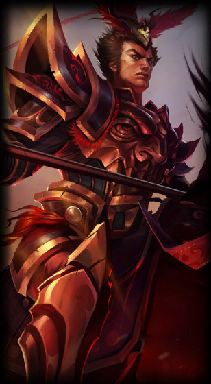Warring Kingdoms Jarvan IV loading screen from the Classic client