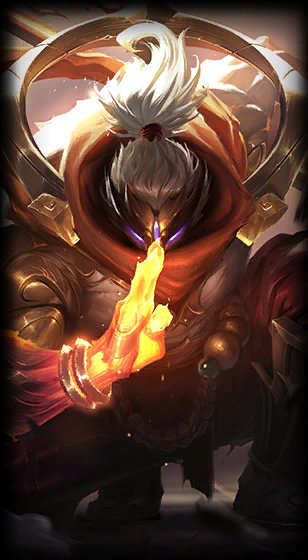 God Staff Jax loading screen from the Classic client