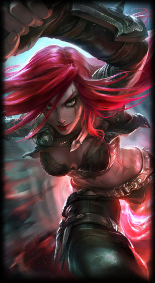 Katarina loading screen from the Classic client
