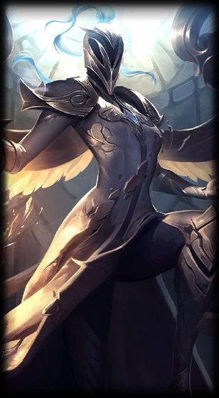 Silver Kayle loading screen from the Classic client