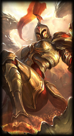 Classic 2012 Kayle loading screen from the Classic client