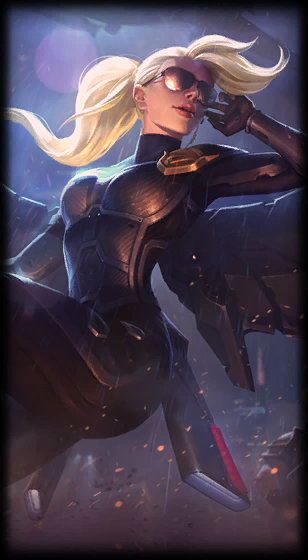 Riot Kayle loading screen from the Classic client