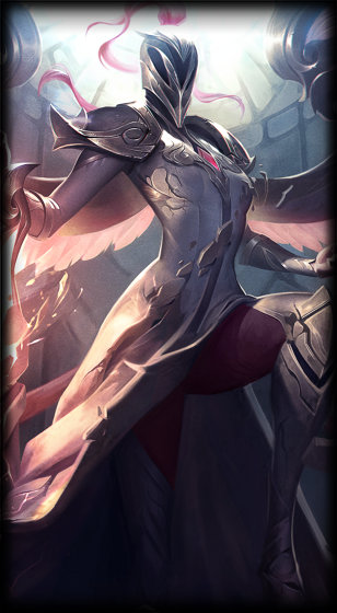 Silver Kayle Modern loading screen from the Classic client