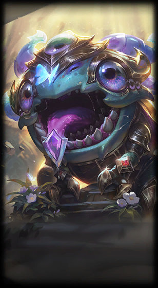 Victorious Kog'Maw loading screen from the Classic client