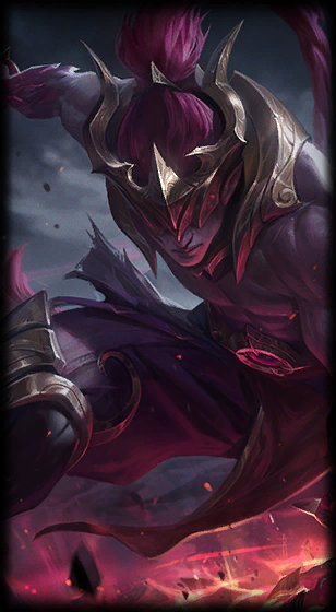 Nightbringer Lee Sin loading screen from the Classic client